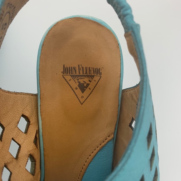 John Fluevog Turquoise Heels - Picture 13 of 14